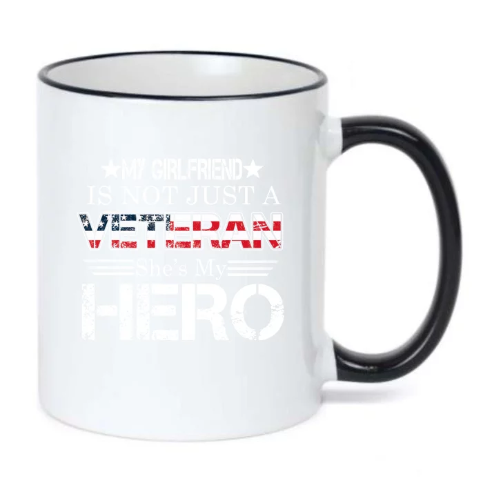 Proud Army Veteran Support My Friend Us Veteran My Hero Gift Black Color Changing Mug