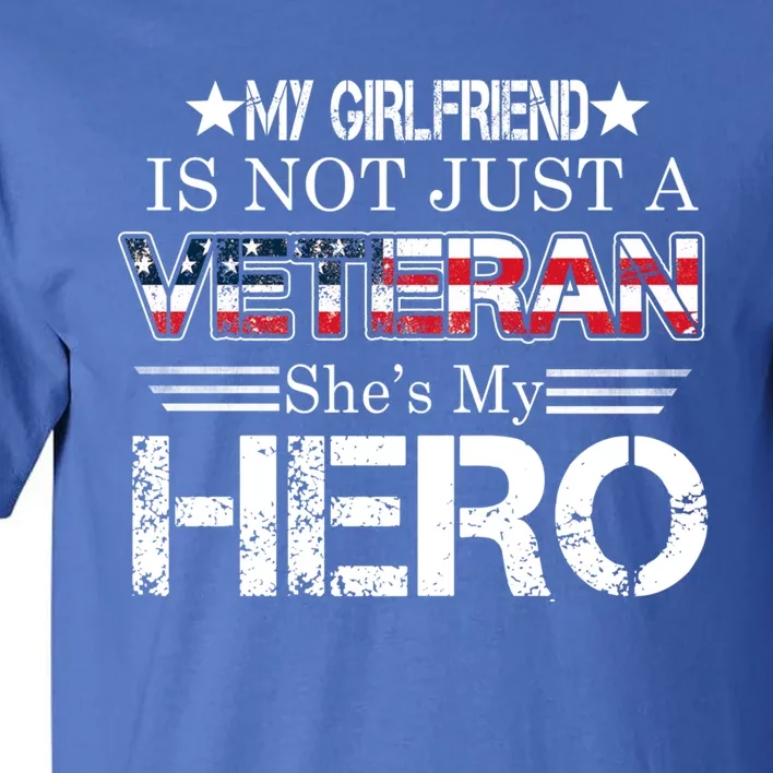 Proud Army Veteran Support My Friend Us Veteran My Hero Gift Tall T-Shirt