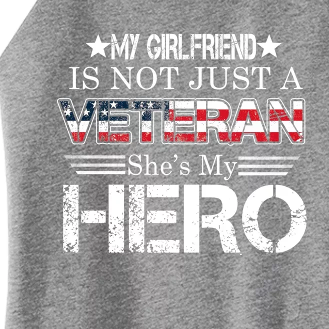 Proud Army Veteran Support My Friend Us Veteran My Hero Gift Women’s Perfect Tri Rocker Tank