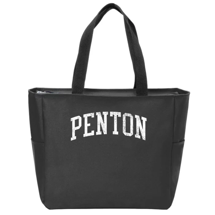 Penton Al Vintage Athletic Sports Js02 Zip Tote Bag