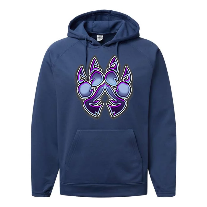 Paw Print Performance Fleece Hoodie