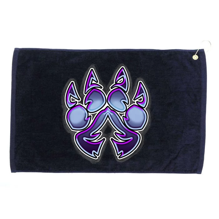 Paw Print Grommeted Golf Towel