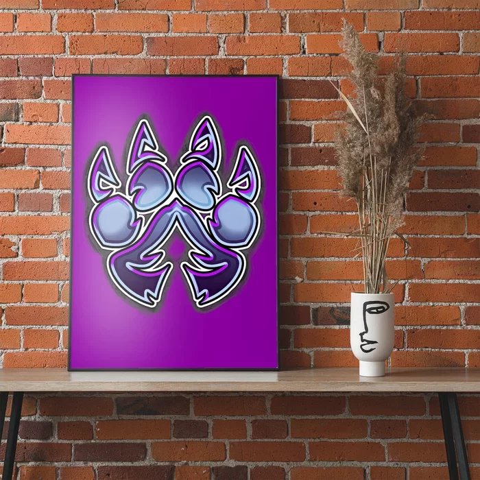 Paw Print Poster