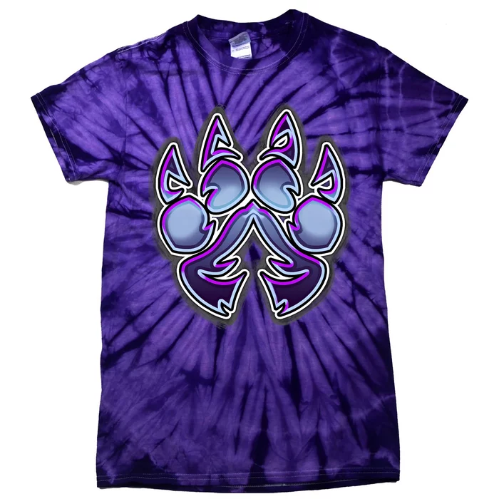 Paw Print Tie-Dye T-Shirt