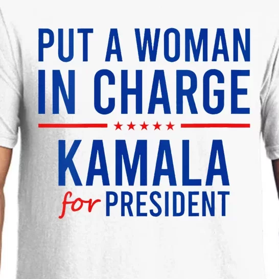 Put A Woman In Charge Kamala Harris Democrat Political Pajama Set