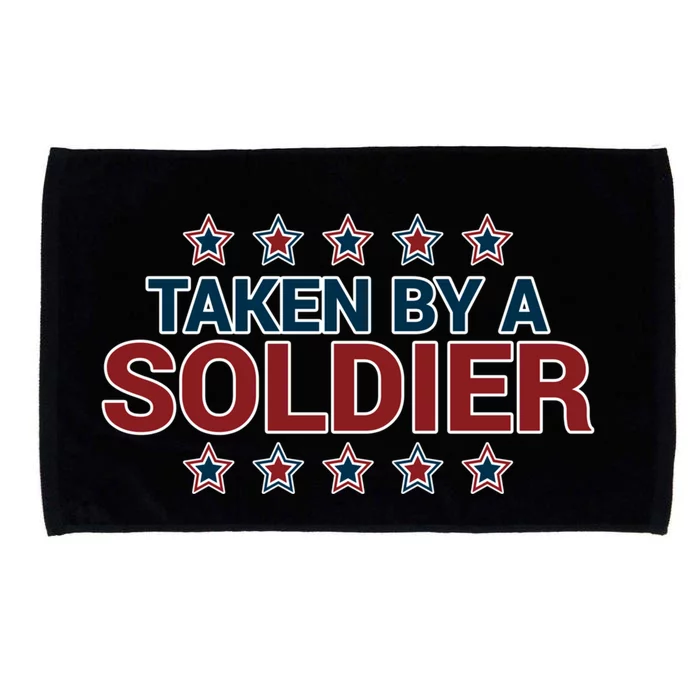 Proud Army Wife Funny Gift Taken By A Soldier Friend Husband Gift Microfiber Hand Towel