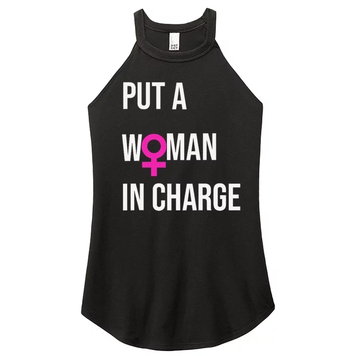 Put A Woman In Charge Potus Female President Women’s Perfect Tri Rocker Tank