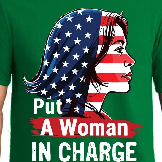 Put A Woman In Charge 2024 Empower Women In Politics Pajama Set