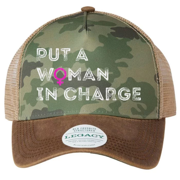 Put A Woman In Charge Legacy Tie Dye Trucker Hat