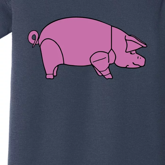 Pig As Worn By Dave Gilmour Baby Bodysuit