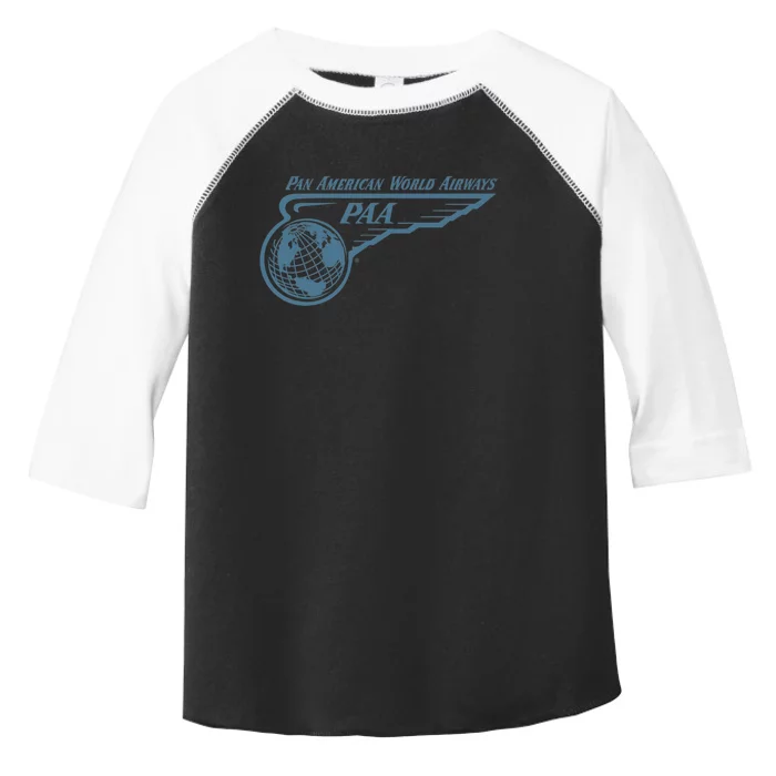 Pan Am Wing And Globe Toddler Fine Jersey T-Shirt