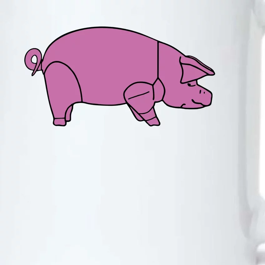 Pig As Worn By Dave Gilmour Black Color Changing Mug