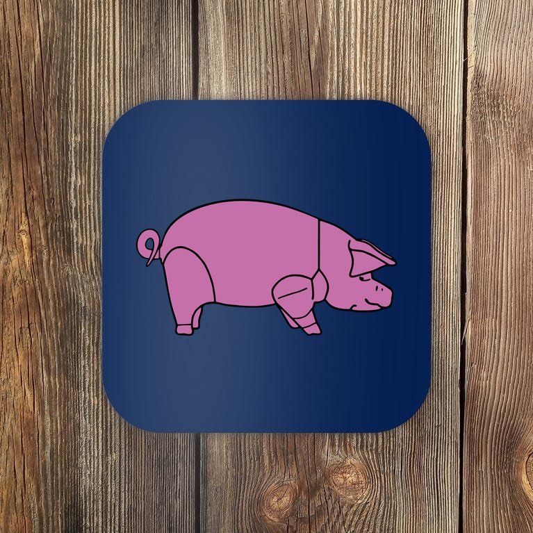 Pig As Worn By Dave Gilmour Coaster