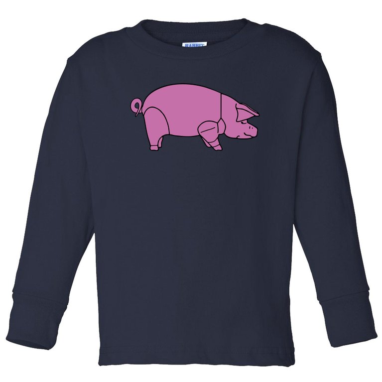 Pig As Worn By Dave Gilmour Toddler Long Sleeve Shirt
