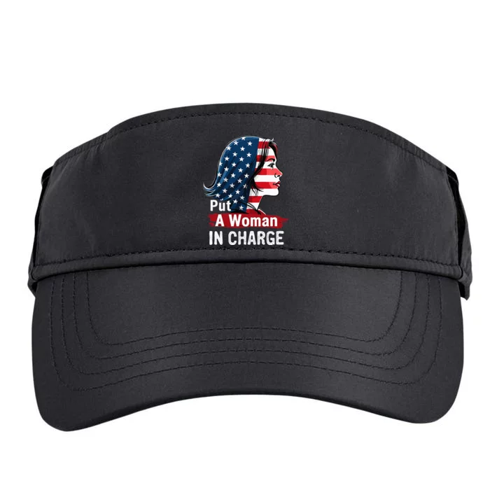 Put A Woman In Charge 2024 Empower In Politics Adult Drive Performance Visor