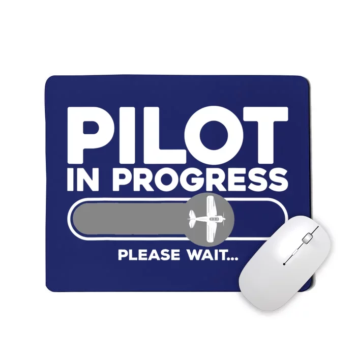 Pilot Art Women Airline Future Pilot Aviation Airplane Mousepad