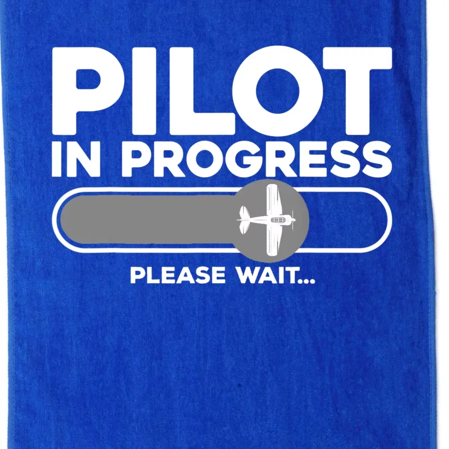 Pilot Art Women Airline Future Pilot Aviation Airplane Platinum Collection Golf Towel