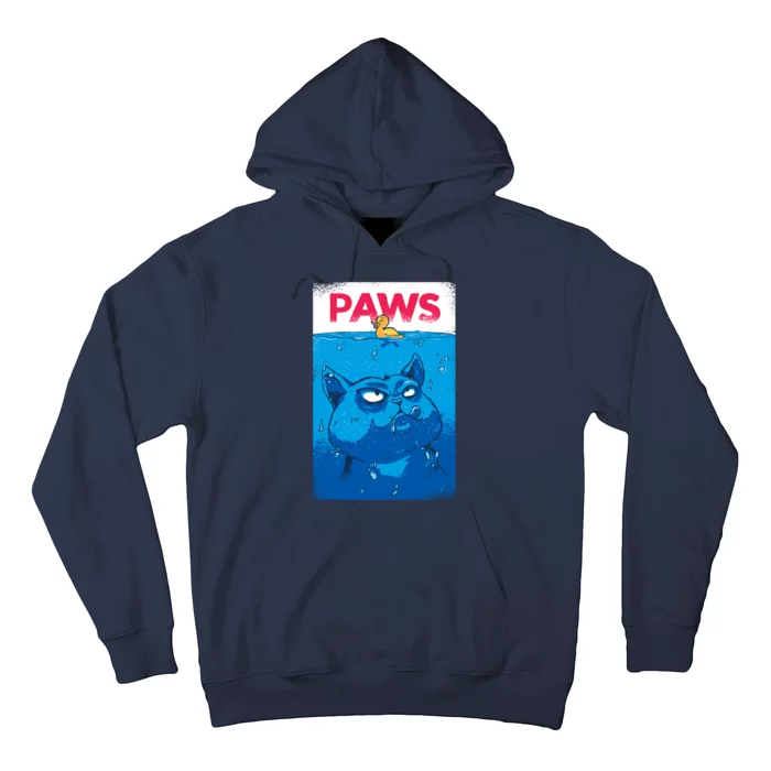 Paws Angry Cat Movie Poster Hoodie