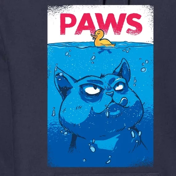 Paws Angry Cat Movie Poster Premium Hoodie