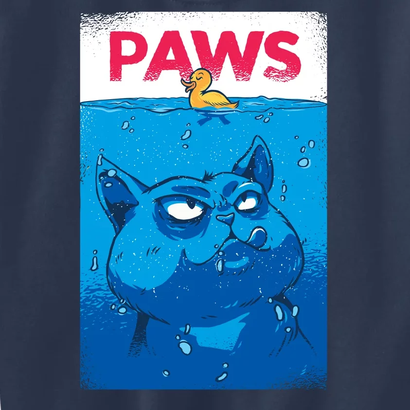 Paws Angry Cat Movie Poster Kids Sweatshirt