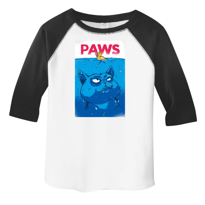 Paws Angry Cat Movie Poster Toddler Fine Jersey T-Shirt