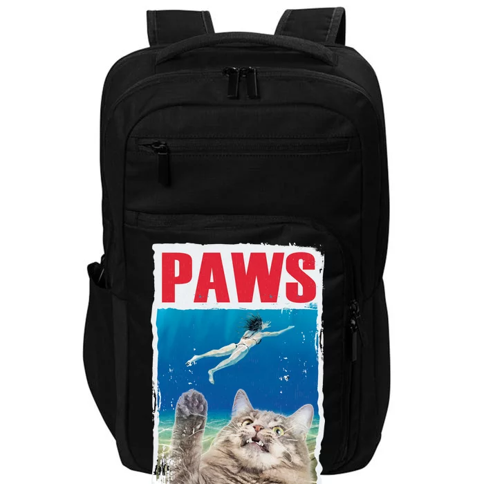 Paws Cat Movie Poster Impact Tech Backpack