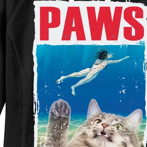 Paws Cat Movie Poster Women's Fleece Hoodie