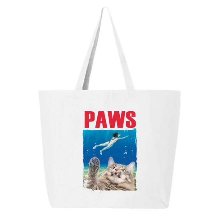 Paws Cat Movie Poster 25L Jumbo Tote