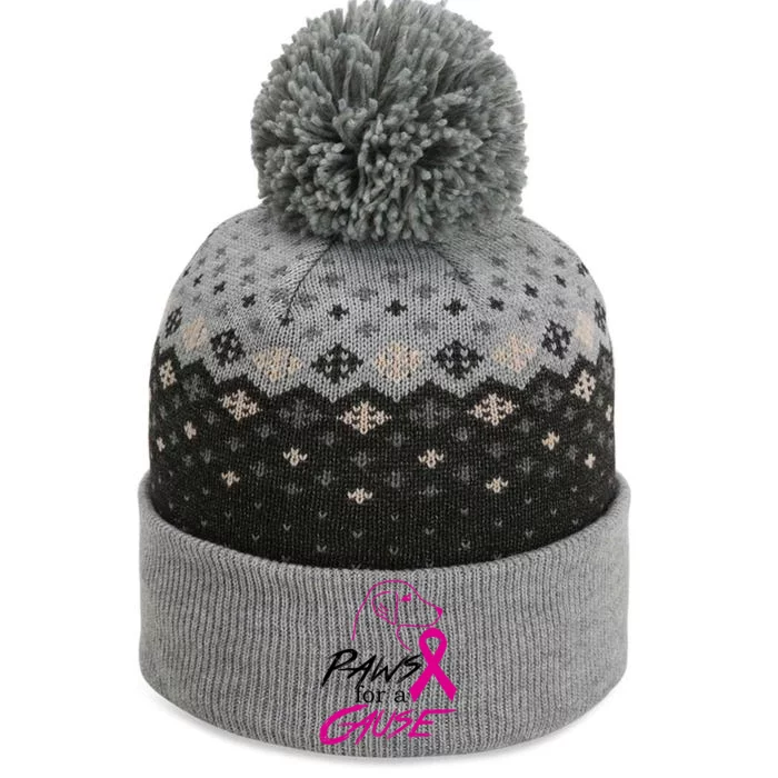 Paws For A Cause Breast Cancer The Baniff Cuffed Pom Beanie