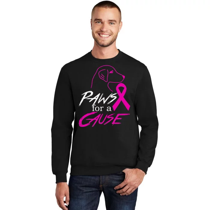 Paws For A Cause Breast Cancer Sweatshirt