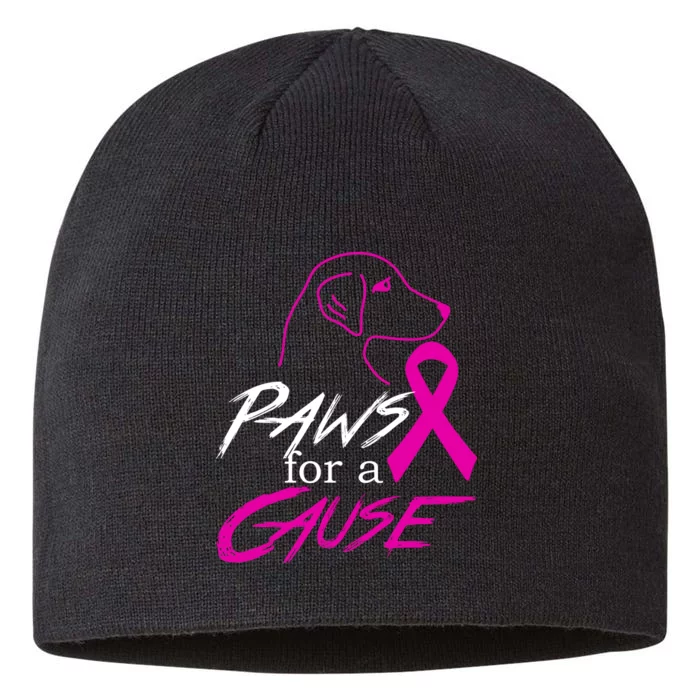 Paws For A Cause Breast Cancer 8 1/2in Sustainable Knit Beanie