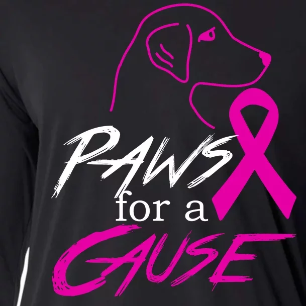 Paws For A Cause Breast Cancer Cooling Performance Long Sleeve Crew