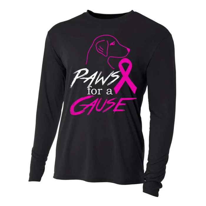 Paws For A Cause Breast Cancer Cooling Performance Long Sleeve Crew