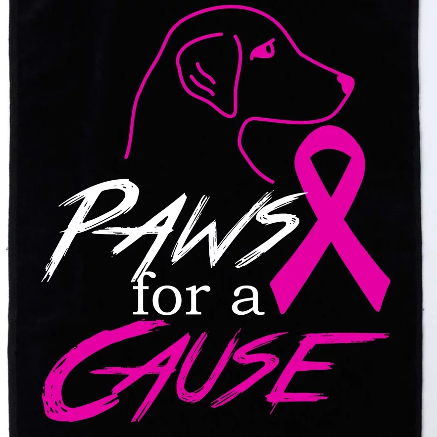 Paws For A Cause Breast Cancer Platinum Collection Golf Towel