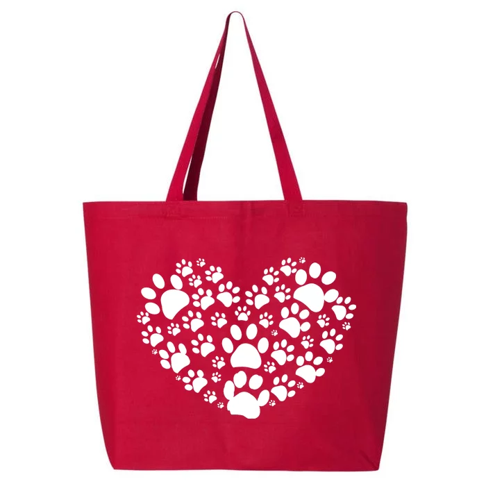 Paws Of Heart 25L Jumbo Tote