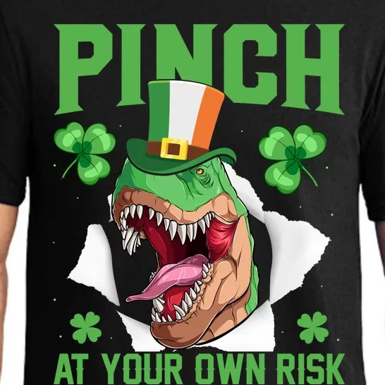 Pinch At Your Own Risk Funny Saying Patricks Day Pajama Set