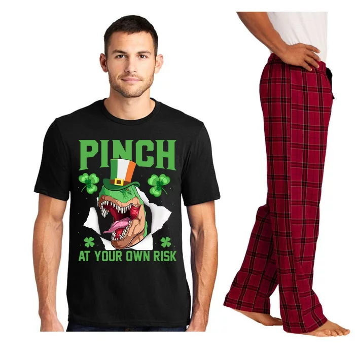 Pinch At Your Own Risk Funny Saying Patricks Day Pajama Set