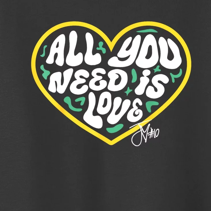 Packer All You Need Is Love 10 Toddler T-Shirt