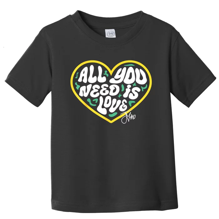 Packer All You Need Is Love 10 Toddler T-Shirt