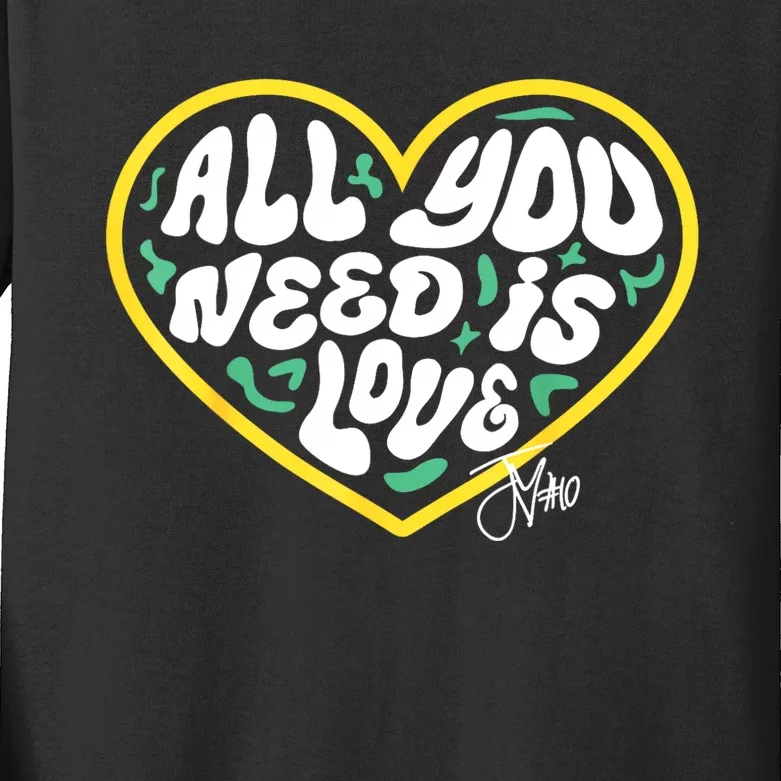 Packer All You Need Is Love 10 Kids Long Sleeve Shirt