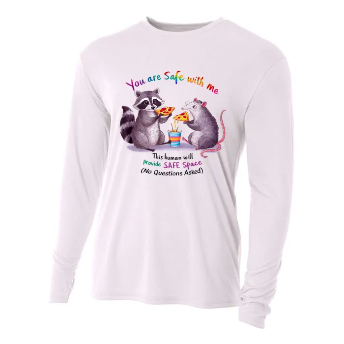 Proud Ally You Are Safe With Me Lgbt Pride Month Cooling Performance Long Sleeve Crew