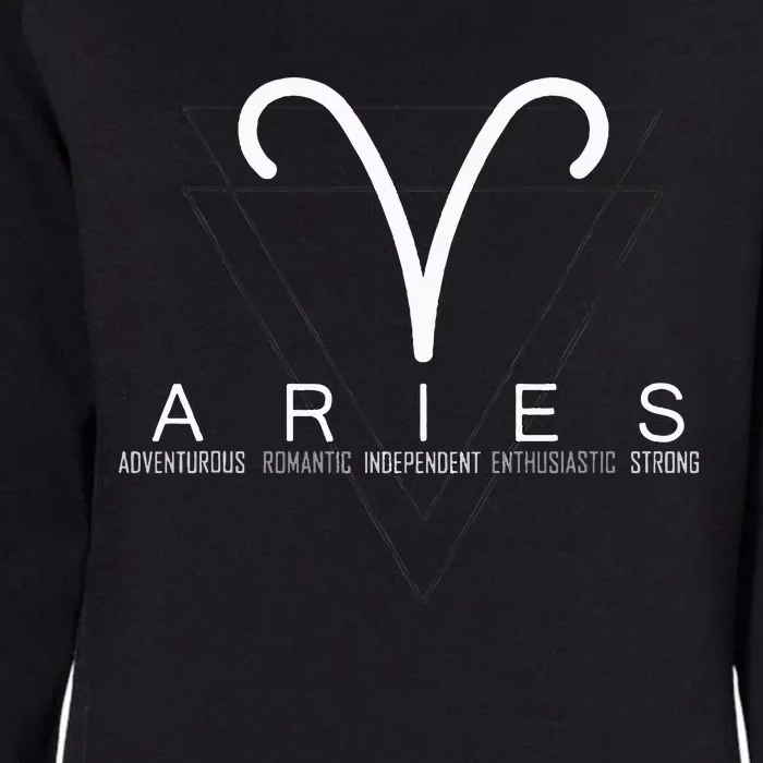 Proud Aries Zodiac Characteristics Gifts Astrology Sign Love Womens California Wash Sweatshirt