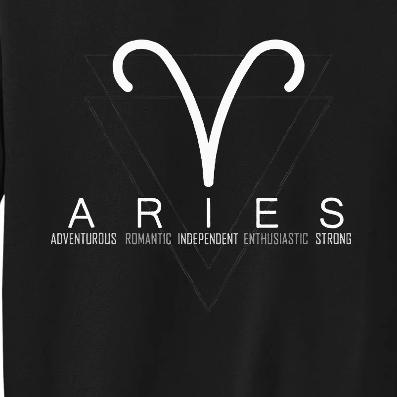 Proud Aries Zodiac Characteristics Gifts Astrology Sign Love Tall Sweatshirt