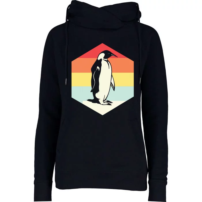 Penguin Animal Zookeeper Gifts Womens Funnel Neck Pullover Hood