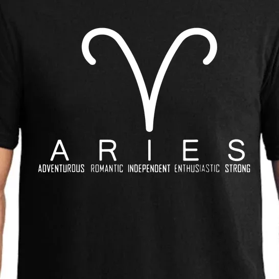 Proud Aries Zodiac Characteristics Gifts Astrology Sign Love Pajama Set