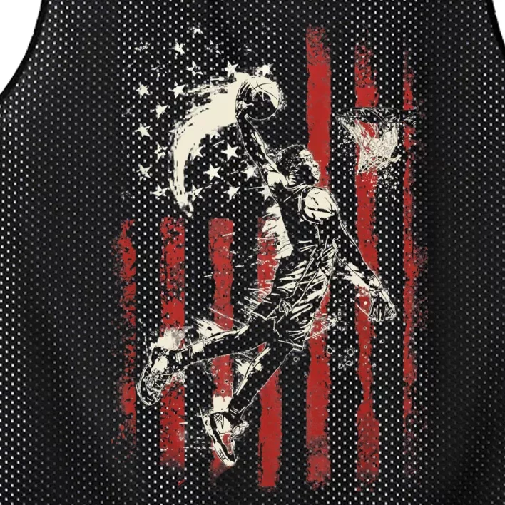 Patriotic Basketball 4th Of July Usa American Flag Mesh Reversible Basketball Jersey Tank