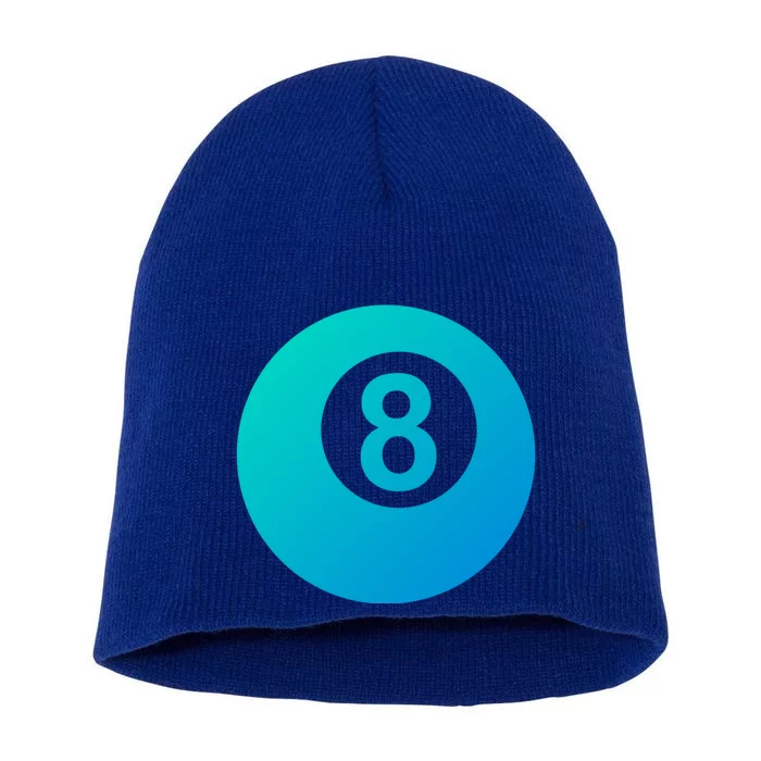 Pool Billiards 8 Ball Cute Gift Short Acrylic Beanie