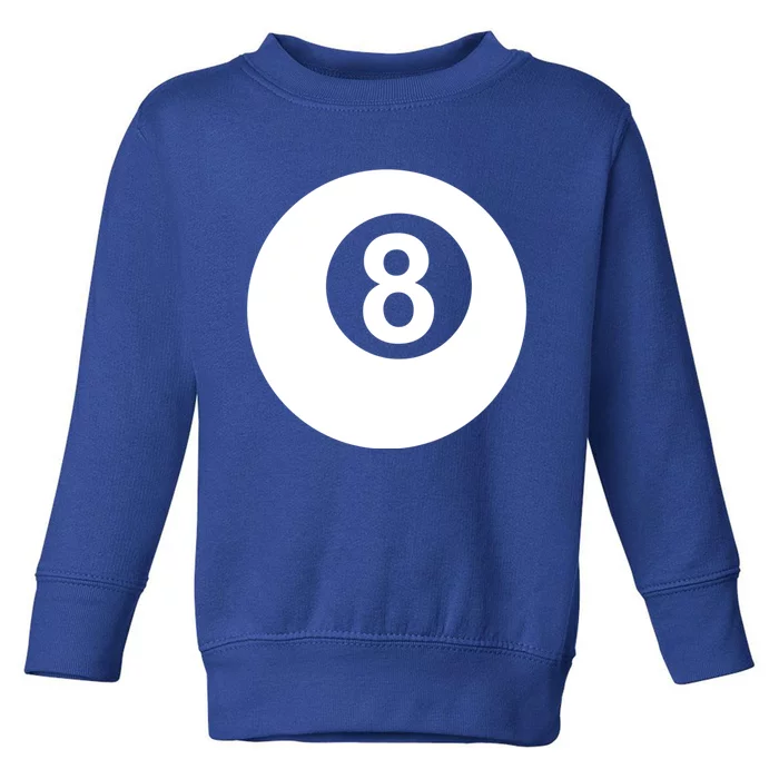 Pool Billiards 8 Ball Cute Gift Toddler Sweatshirt