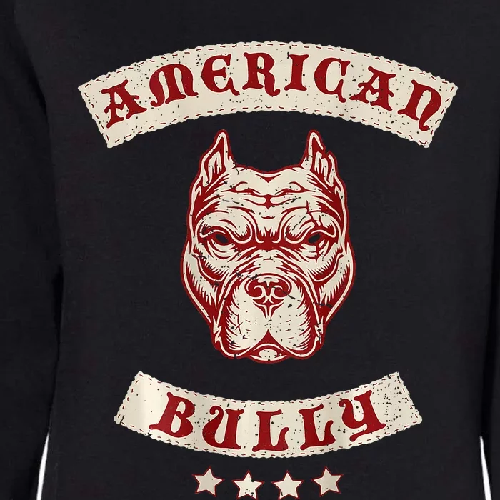 Pit Bull American Bully Dog Breed Mc Style Womens California Wash Sweatshirt