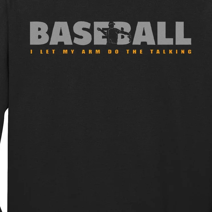 Pitcher Baseball Apparel Baseball Tall Long Sleeve T-Shirt